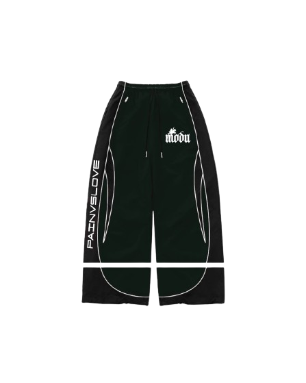 MODU PAINVSLOVE TRACK PANTS (BLACK)