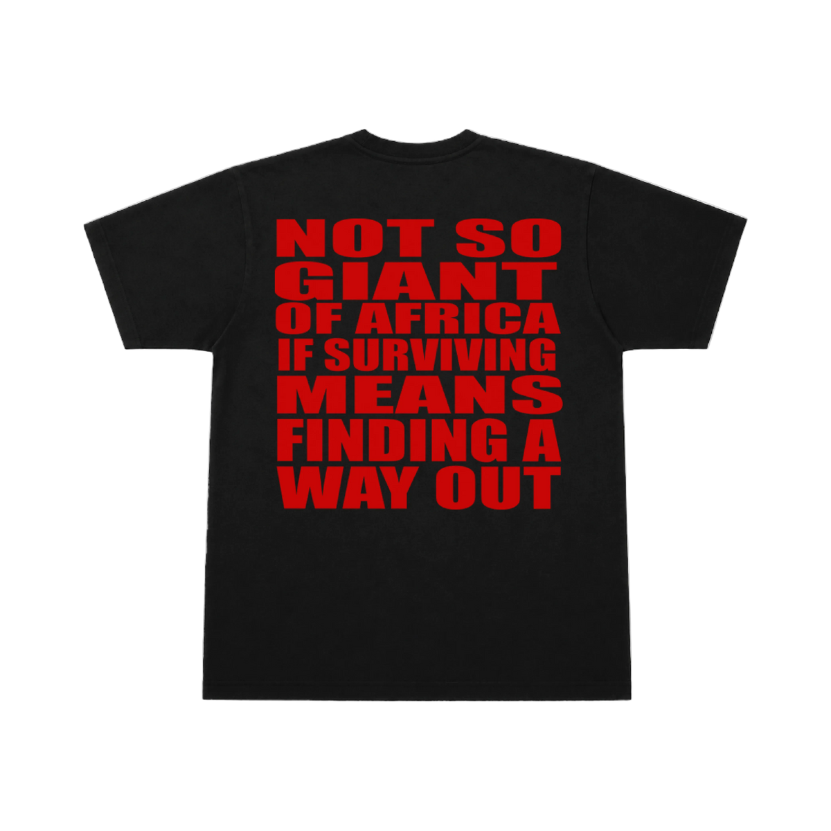 MODU HOPE TEES BLACK