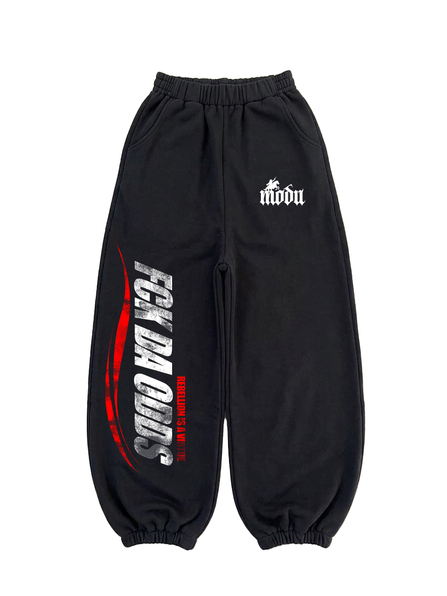 MODU FUCKTHEODDS SWEATPANTS (BLACK)